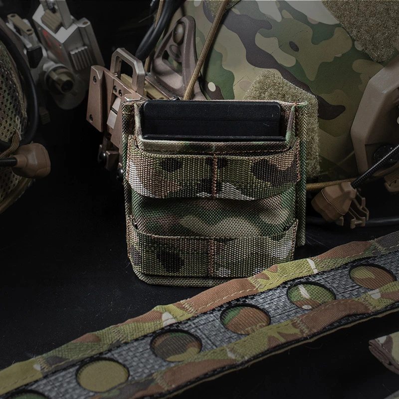 Bolsa con función de tela mate FAST Single 7.62 (baja), bolsa para revistas, accesorios de expansión para equipos tácticos, se adapta al sistema MOLLE - imagen 2