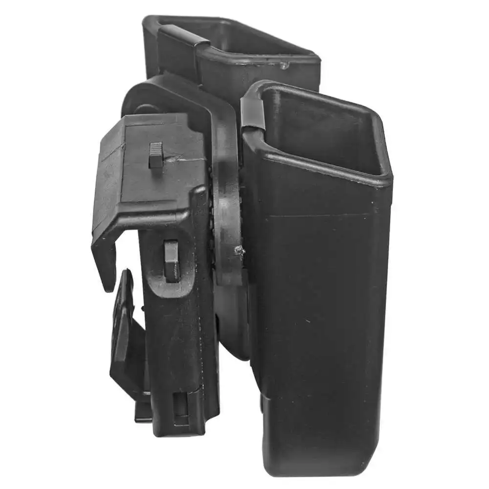 Bolsa giratoria táctica para pistola, doble revista para Glock17 19 P226 CZ75, accesorios de caza Airsoft, funda MAG - imagen 4