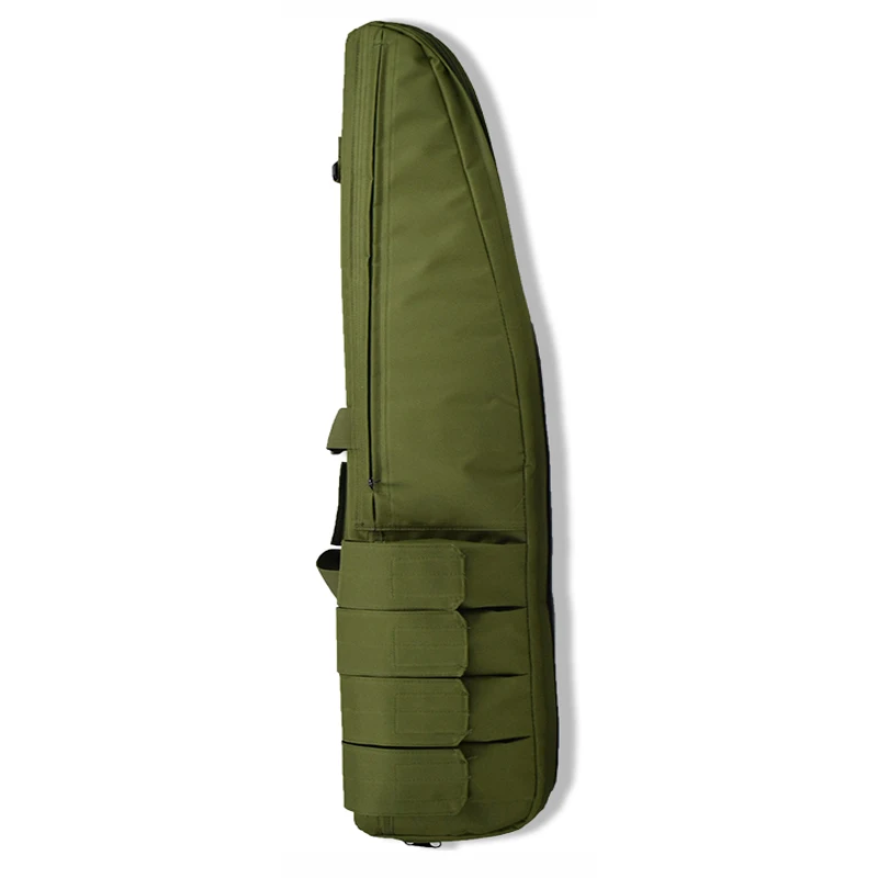 Bolsa de arma pesada de caza táctica militar, bolsa de hombro con cubierta de cuero para pistola de aire de combate al aire libre, bolso cruzado - imagen 5