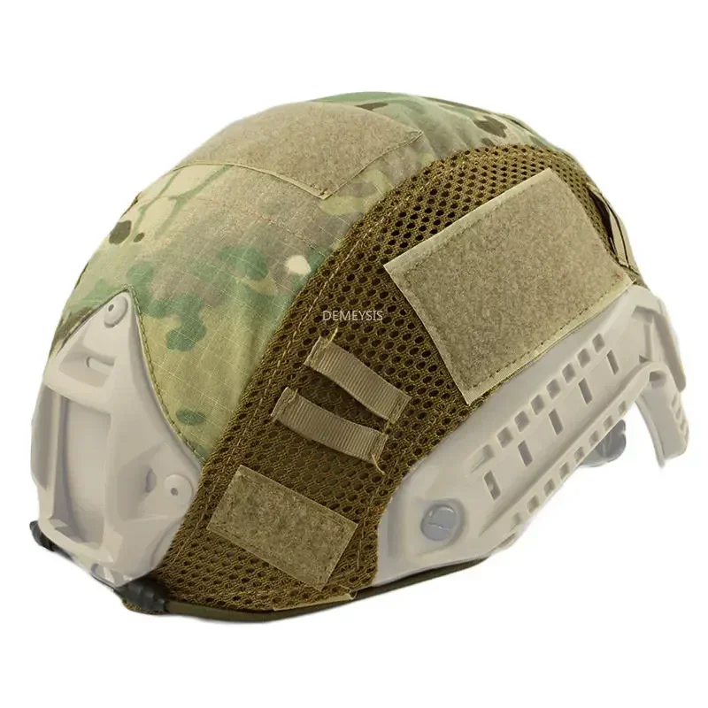 Funda táctica para casco rápido MH PJ BJ tipo camuflaje Airsoft cascos accesorios de tela - imagen 2