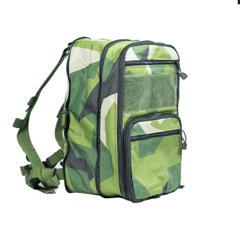 Mochila expandible de doble hombro para deportes al aire libre, geometría sueca D3