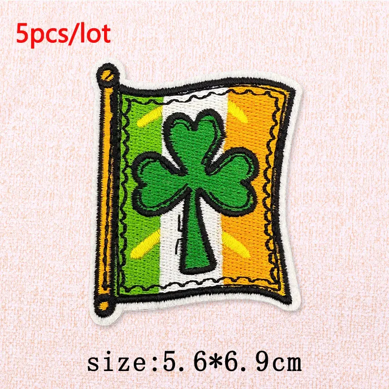 Parche termoadhesivo San Patricio duende y cerveza para mochila - imagen 4