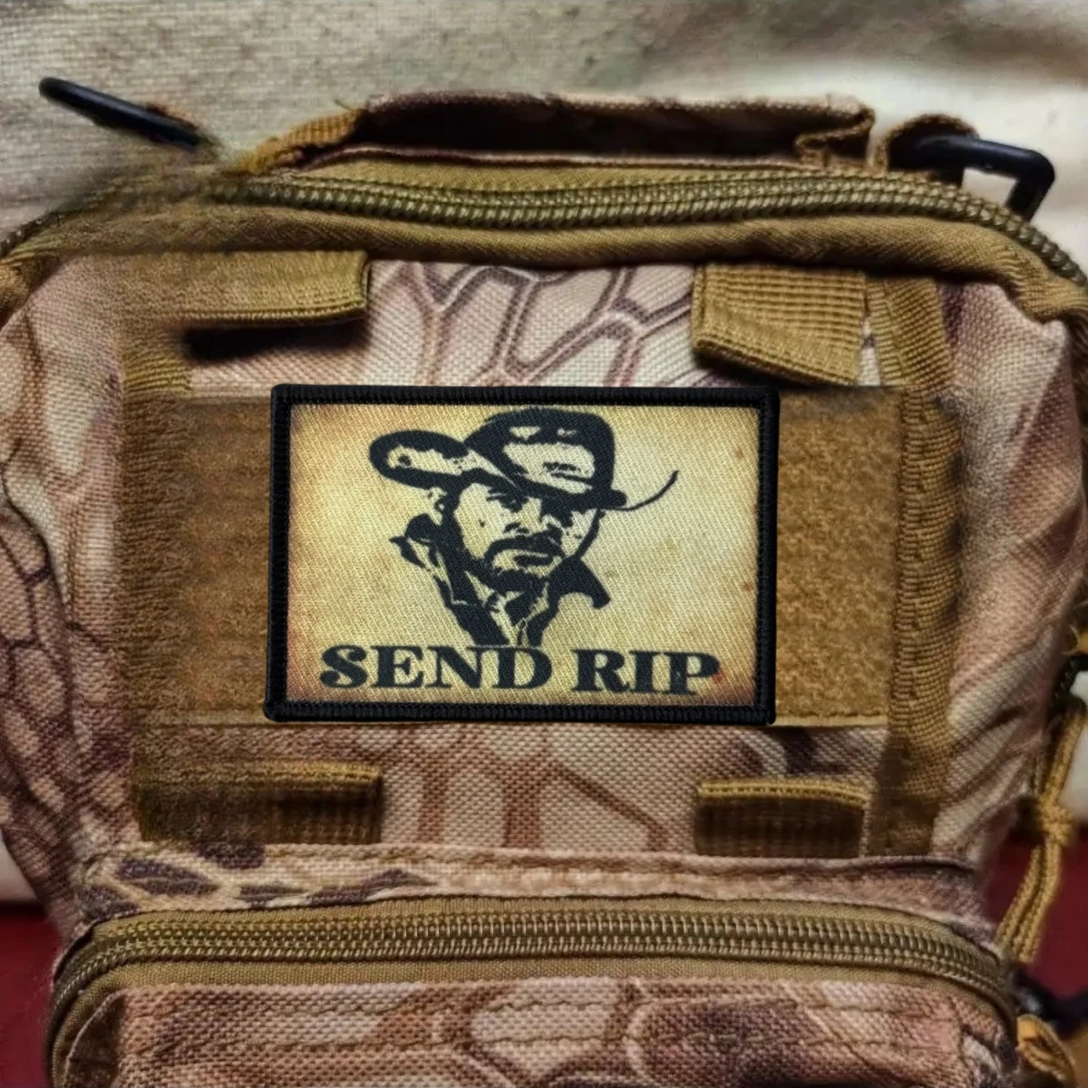 Don't Make Me Send Rip Army Patch insignia de moral táctica parches de gancho y bucle impresos para ropa pegatina de equipo militar