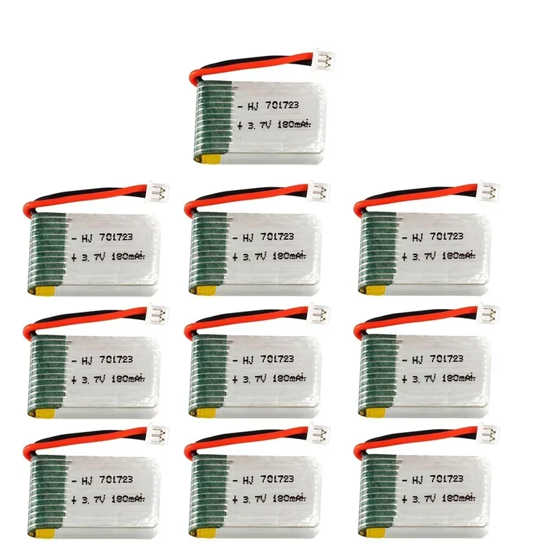 3.7V 180mAh 20C 701723   Batería Lipo PH2.0 enchufe y cargador para H20 Syma S8 M67 U839 X900 X901 recambios de cuadrirrotor RC - imagen 5