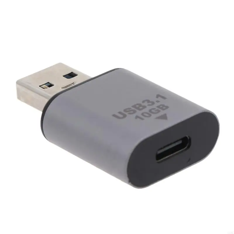 J1HC USB Male a Tipo C Conector Convador Femenino Adaptador Tipo-C USB Estándar Transferencia datos 10Gbps Convertidor - imagen 3