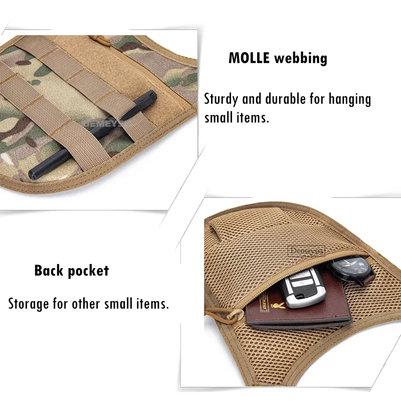 Bolso de hombro táctico Molle tiro caza senderismo axilas bolsas de eslinga ocultas hombres al aire libre antirrobo bolso cruzado paquetes - imagen 5