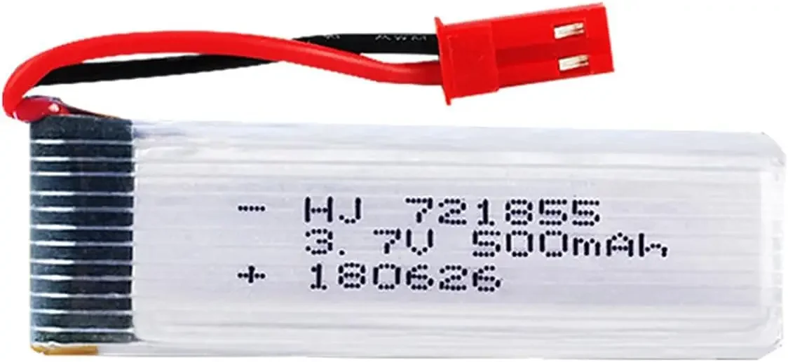 (Enchufe JST)3.7V 500mAh 20C 721855   Batería Lipo recargable con USB para UDI U818A U817A U817 U818A-1 recambio de drones cuadricóptero RC - imagen 4