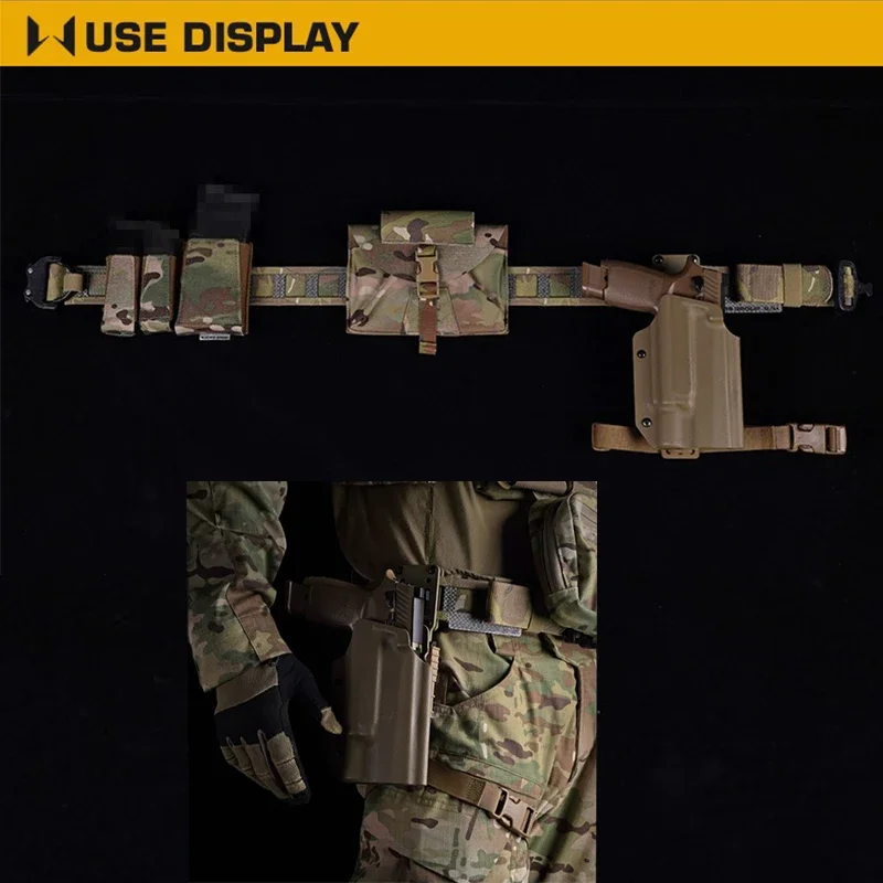 Funda táctica de cuero Kydex, adecuada para linterna SIG P320 y X300U-A/B SIG P320 9 mm/.40/sma/carri - imagen 2