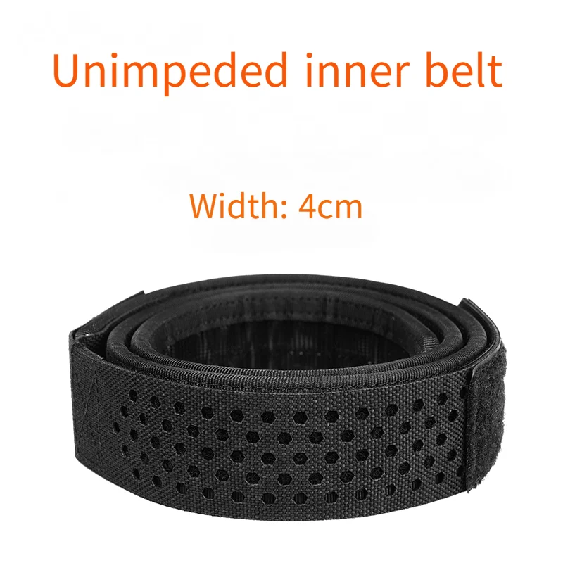 Cinturón interior táctico de secado rápido, transpirable, sin bloqueo, cinturón táctico, gancho multifuncional, sello de cintura, cinturón interior de servicio - imagen 5