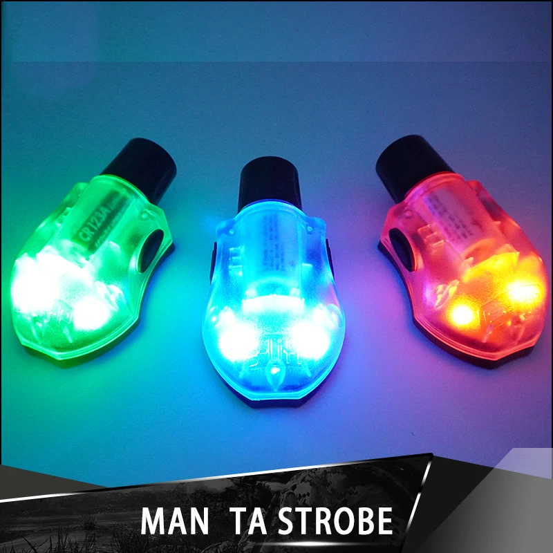 ELEMENT Luz casco táctica impermeable – IR estroboscópica multicolor - imagen 5