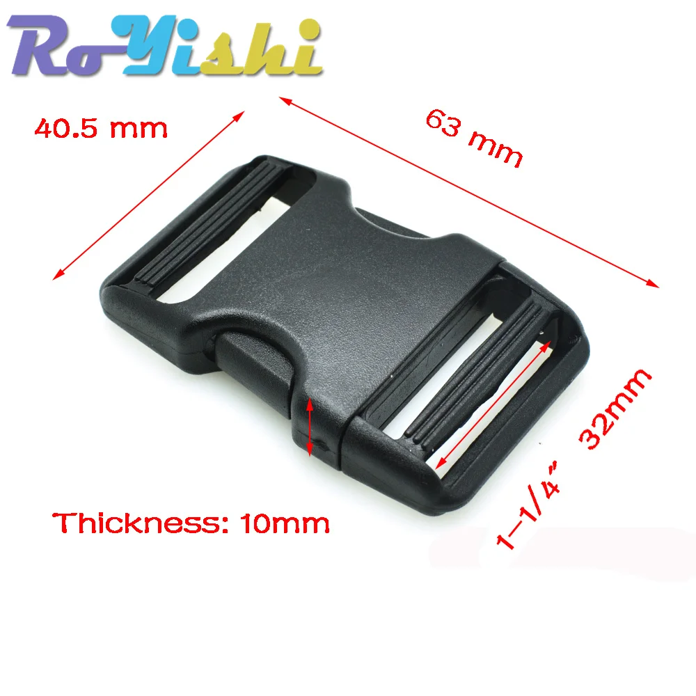 Hebilla de apertura lateral de 20mm, 25mm, 32mm y 38mm, cinturones ajustables dobles, correas para mochila táctica, correas para bolsas, accesorios - imagen 4