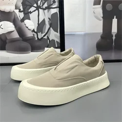 Tenis transpirables para hombre con plataforma y seda hielo casual