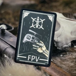 Parche táctico FPV operador dron gancho y bucle mochila