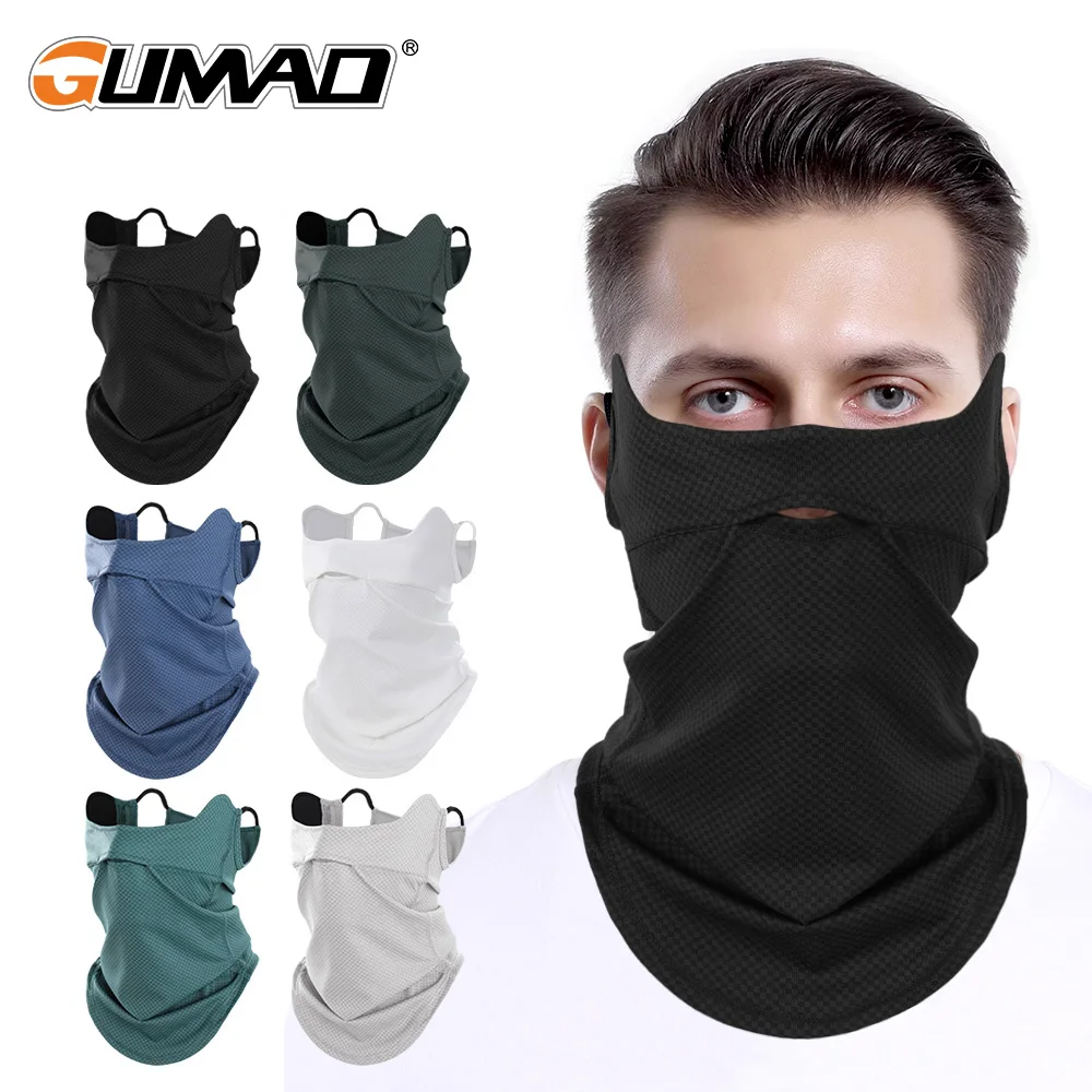 Bufanda de tubo Bandana de secado rápido para hombre, máscara facial refrescante para ciclismo, deportes al aire libre, senderismo, Camping, correr, bicicleta, cubierta de polaina de cuello, Verano