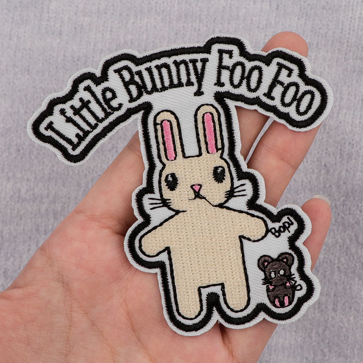 Parche con citas para planchar y mamá de gato, parche bordado de conejo bonito, accesorios de ropa, pegatinas de costura - imagen 5