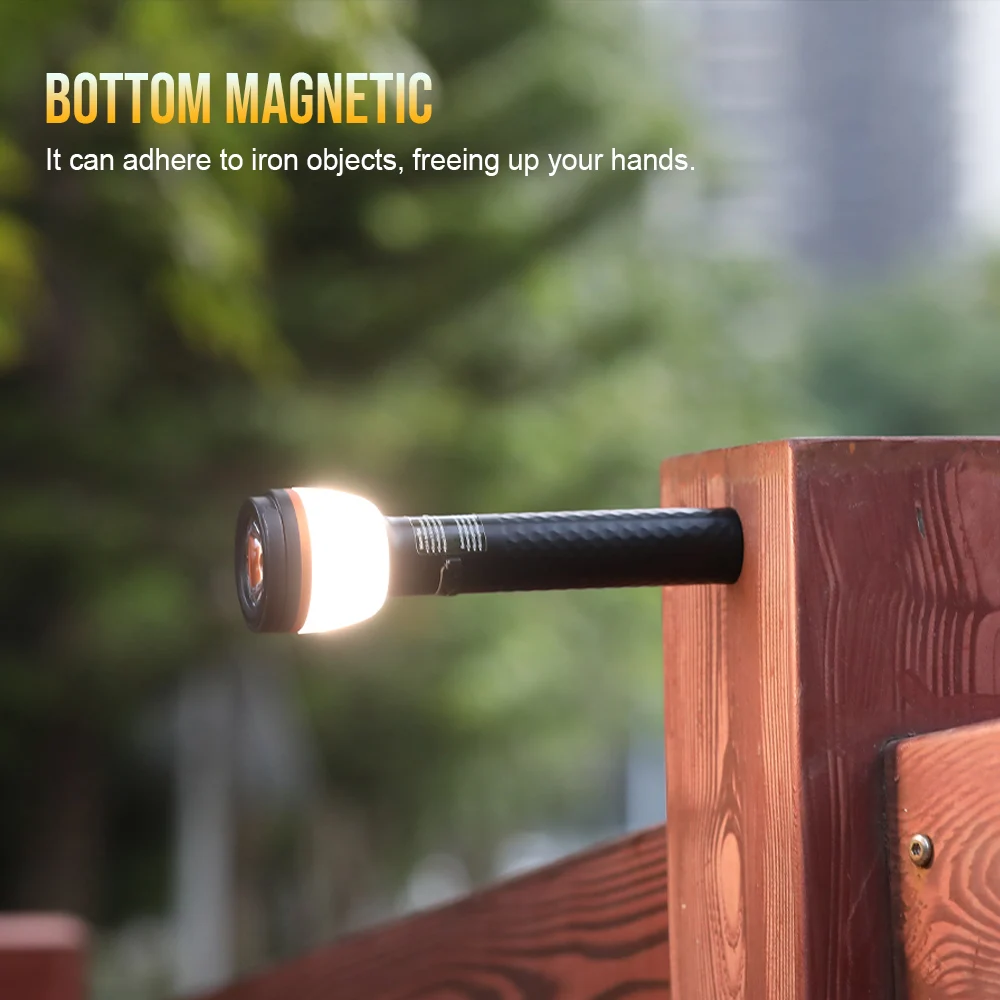 Trustfire linterna táctica recargable telescópica magnética trípode - imagen 2