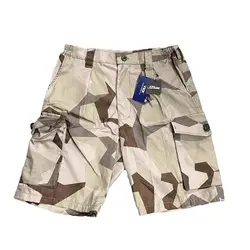 Pantalones cortos casuales de camuflaje del desierto sueco