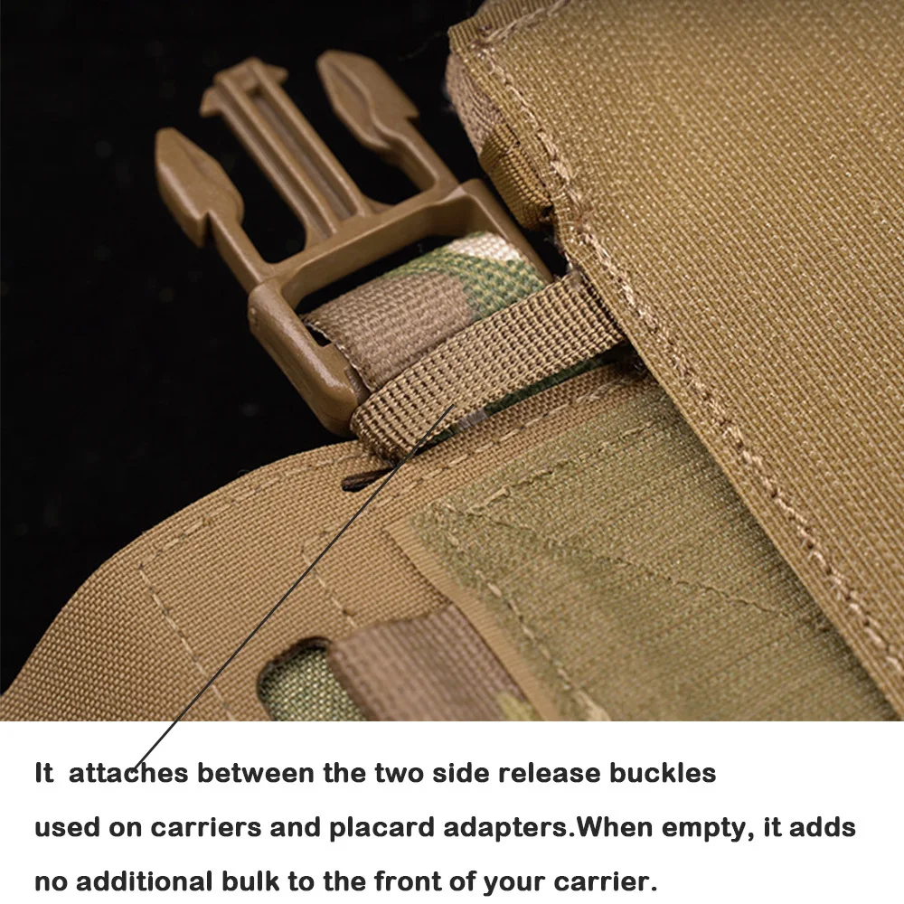 Bolsa de administración de bolsillo pequeño táctico, bolsa de caramelo de perfil bajo, aparejos de pecho, accesorios, paquete de almacenamiento, inserto SS Ferro HS estilo caza - imagen 4