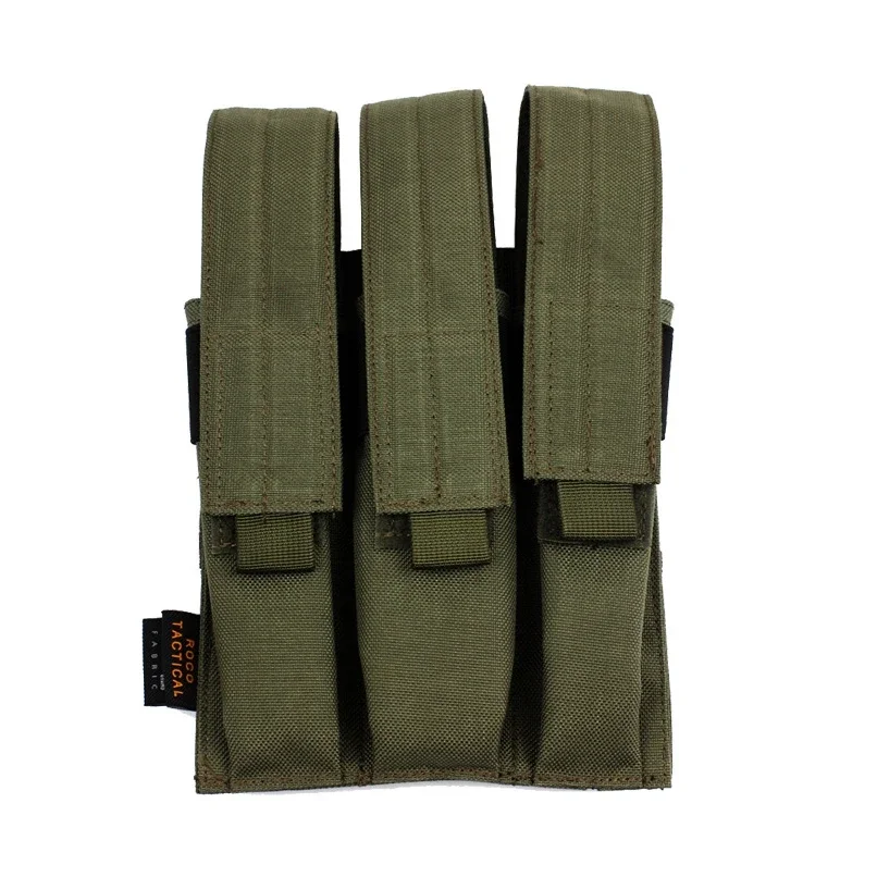 Bolsa triple portacargadores táctica MOLLE para MP5 y subfusiles - imagen 3