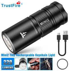 Trustfire Mini2 linterna táctica EDC USB recargable con indicador LED