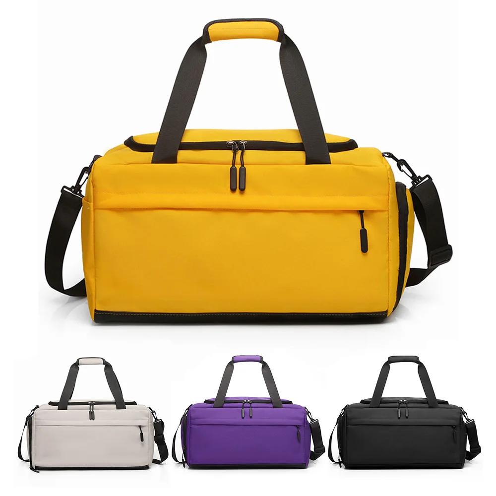 Bolsa de Fitness con separación húmeda y seca, bolso de viaje de gran capacidad, bolsas de equipaje con bolsillo para zapatos independiente AVA338 - imagen 2