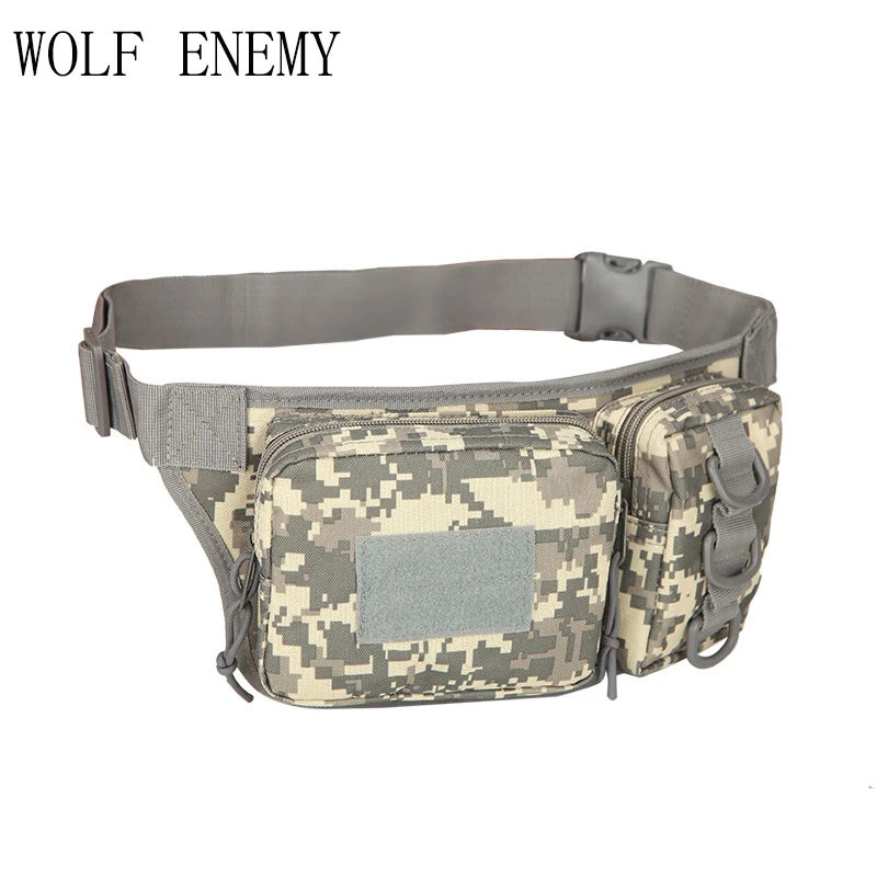 Bolsa de cinturón táctico para hombre, riñonera para caza al aire libre, pesca, ciclismo, deportes, múltiples bolsillos pequeños, bolsa para teléfono, bolsillo para herramientas - imagen 4