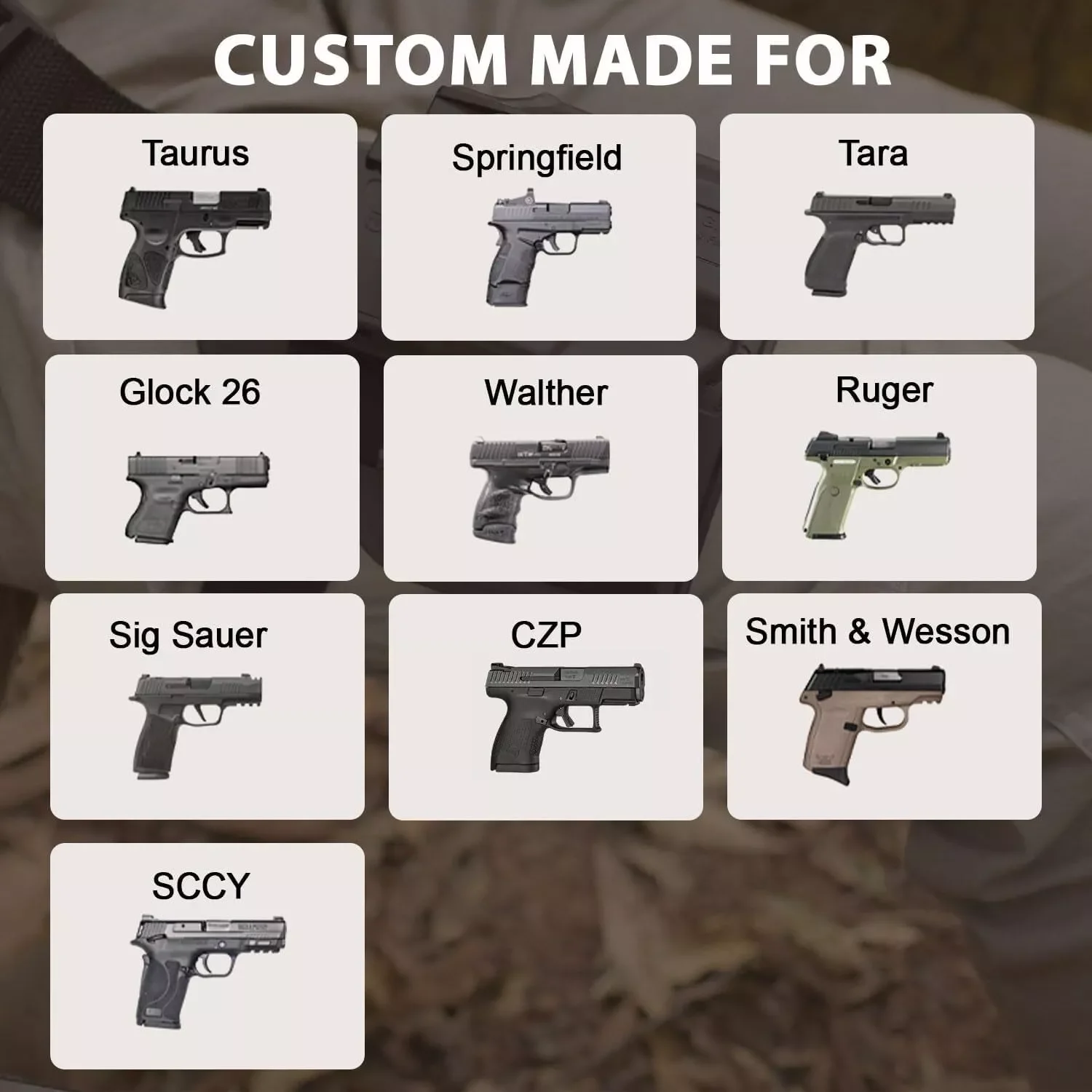 Funda Universal para pierna caída, adecuada para muchos modelos, compatible con Taurus G3C G2C GX4,Glock43XMOS,Glock43X,SigP365X Macro, mano derecha - imagen 4