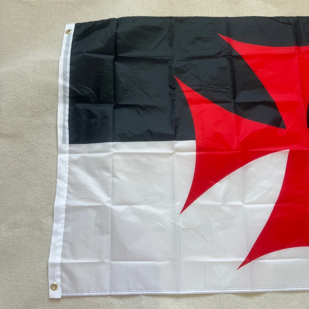 Bandera de la Iglesia Católica Romana de 90x150cm, pancarta de guerra de Cruz Roja de los Caballeros Templarios de 3x5 pies - imagen 3