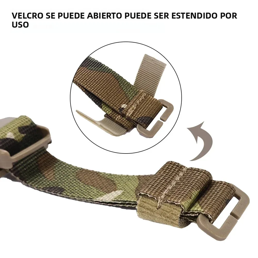 SINAIRSOFT-Kit adaptador de aparejo de pecho a chaleco táctico, correas para portador de placa Molle, accesorios adaptadores multicamuflaje para caza - imagen 5
