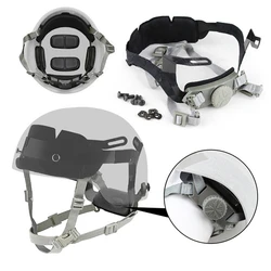 Sistema suspensión correa interior para casco táctico militar