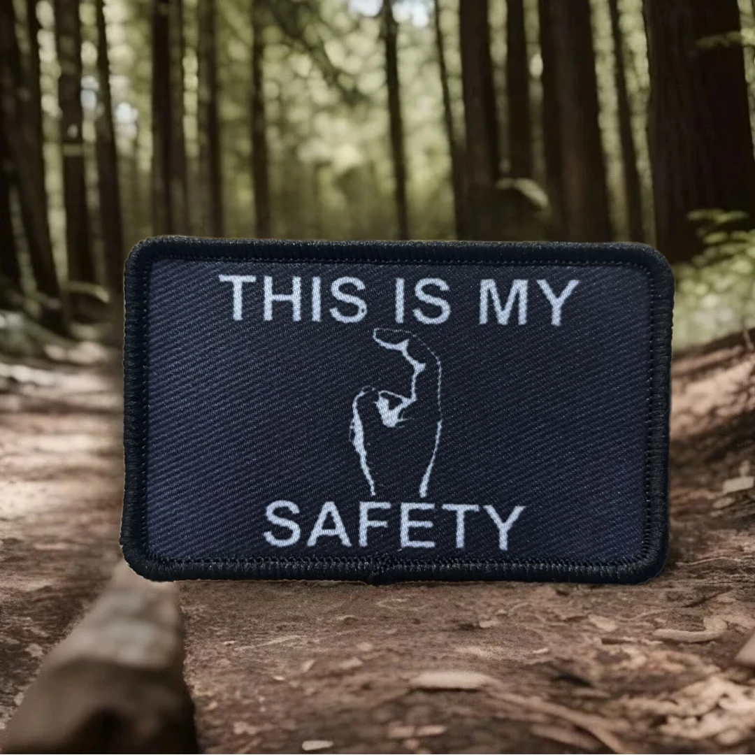 Parche táctico This Is My Safet Morale, brazalete del ejército militar, parches de gancho y bucle impresos para ropa, pegatina para mochila - imagen 4