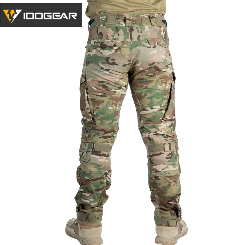 IDOGEAR Pantalones tácticos G4 Pantalones de combate con rodilleras Ropa BDU Entrenamiento al aire libre 3208 - imagen 2