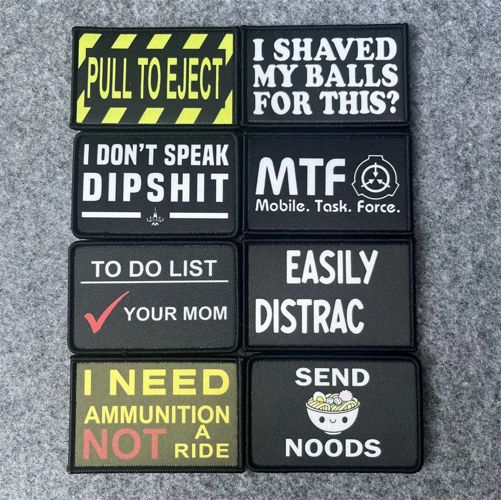 Parche táctico gancho y bucle de tracción para mochila exterior