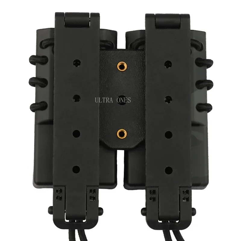Bolsas dobles para revistas de 9MM, tiro táctico Airsoft Molle Mag Carrier Paintball, caza al aire libre, Rifle, pistola, soporte para revistas - imagen 5