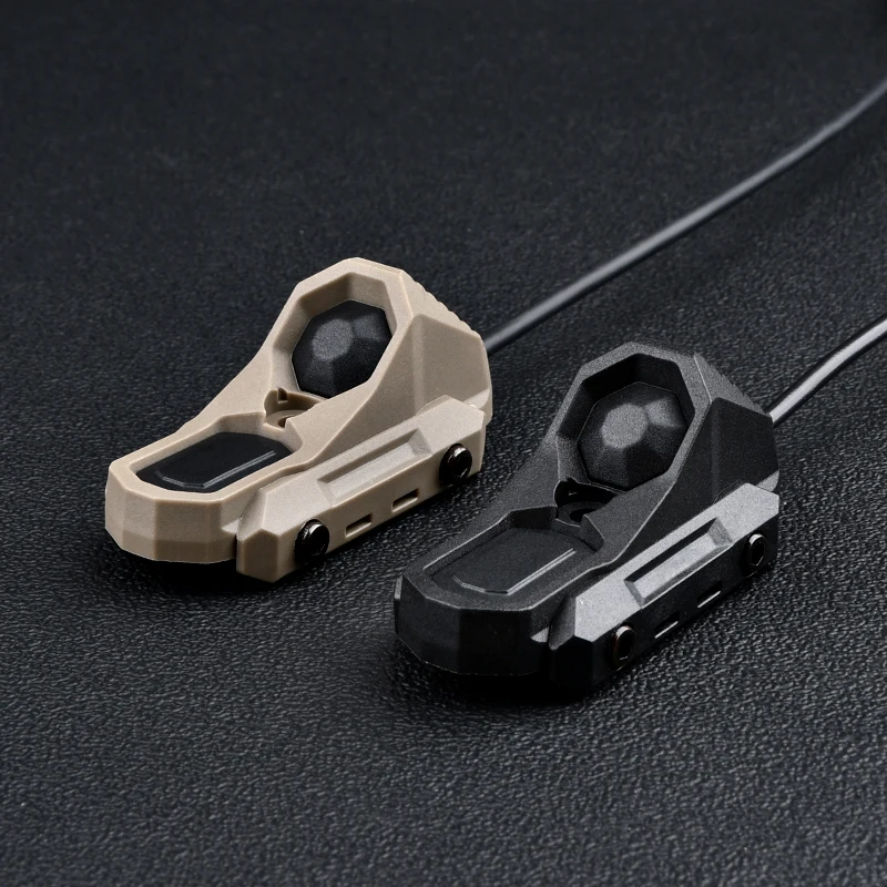 WADSN AXON interruptores Uni tácticos de doble función, interruptor de presión SF/2,5mm/3,5mm/enchufe de grúa, accesorios para rifle Wapon y Airsoft de caza - imagen 2