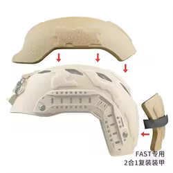 Casco balístico rápido FTHS con protección NIJ IIIA en UHMW-PE