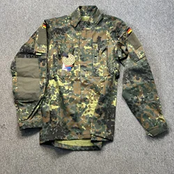 Conjunto camuflaje táctico estilo KSK con tela IRR Multitarn Flecktarn