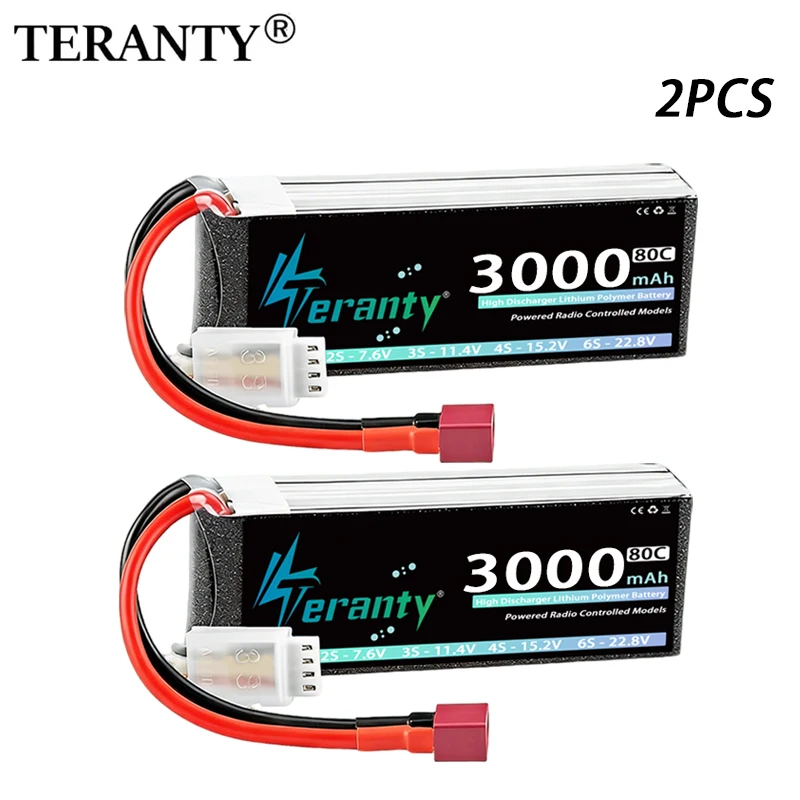 Batería LiPo TERANTY 3S 3000mAh 11,1V 60C con conector XT60 para Dron FPV - imagen 4