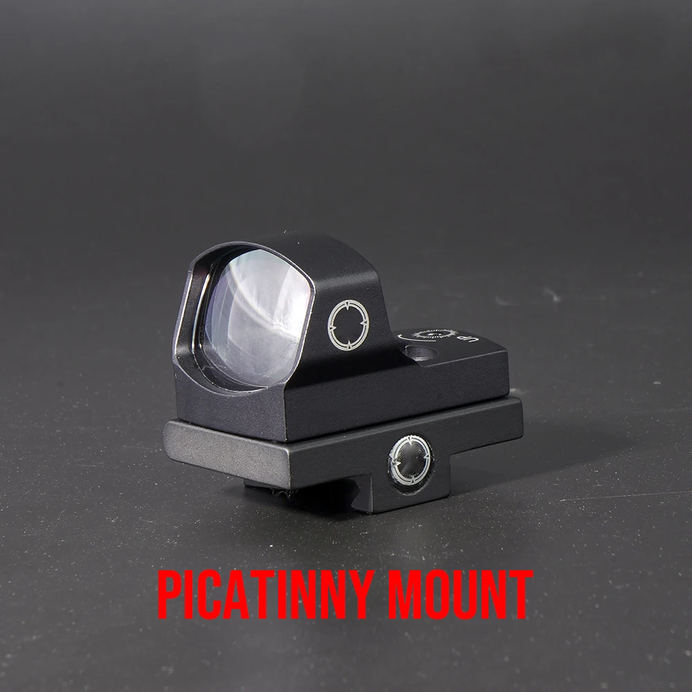 Mira táctica LP Delta 3.5MOA Reflex CQB, punto rojo con placa de montaje para pistola de escopeta AR, caza táctica, alcance cerrado - imagen 5