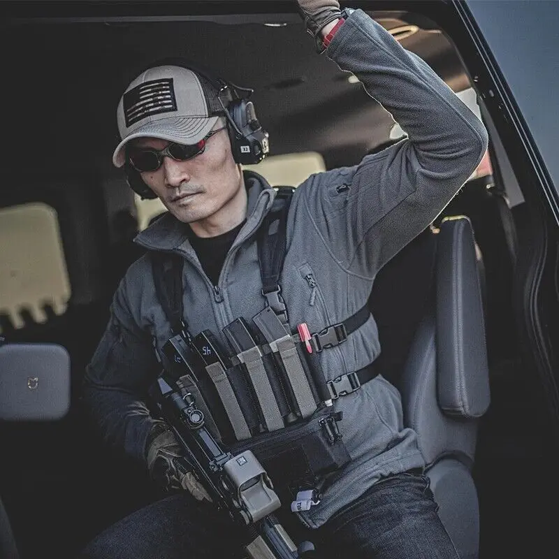 Panel frontal de ataque SMG cuádruple para plataforma de pecho táctica LV119 MK3 MK4 JPC2.0 FCPC - imagen 5