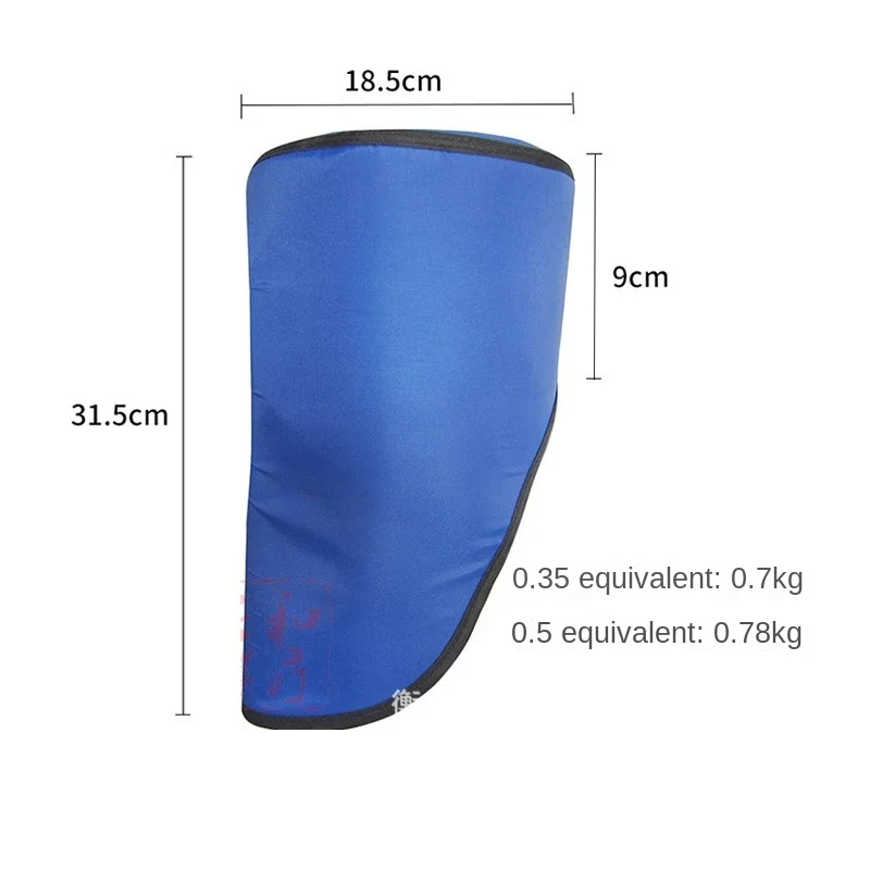 Gorra de plomo protectora contra radiación de rayos Gamma, protección radiológica de alta calidad, 0,5 mmpb, venta directa - imagen 4