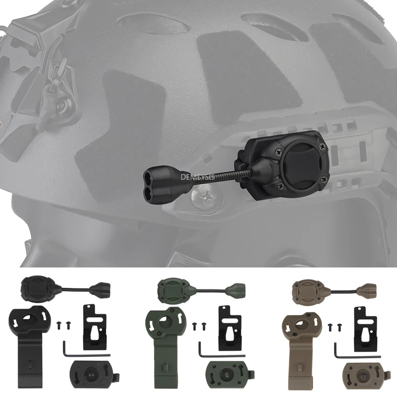 Sistema de iluminación para casco de caza, luz de modo Dual CS, cascos Airsoft, luces LED IR rojas, verdes y azules, luz de señal de supervivencia al aire libre