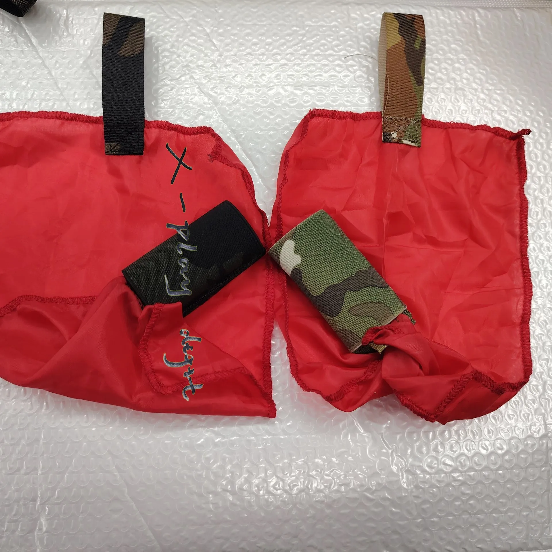Marcador de muerte CS con bandera de matar de estilo ruso, accesorio para entusiastas del ejército de juego de paintball táctico, banda de señal de muerte de liberación rápida