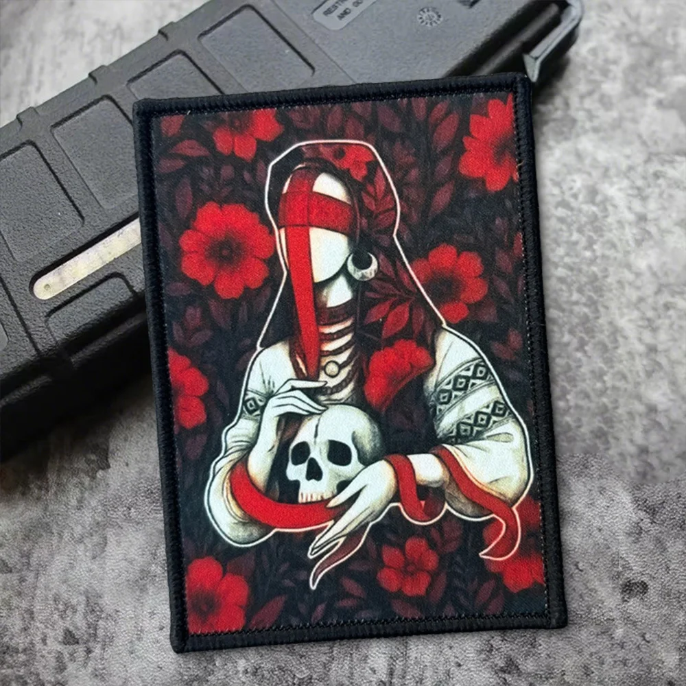 Parche táctico de estilo eslavo, parches de gancho y bucle de bruja, insignia de moral, brazalete del ejército militar, pegatinas para mochila - imagen 5