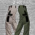 2pcs-khaki Green