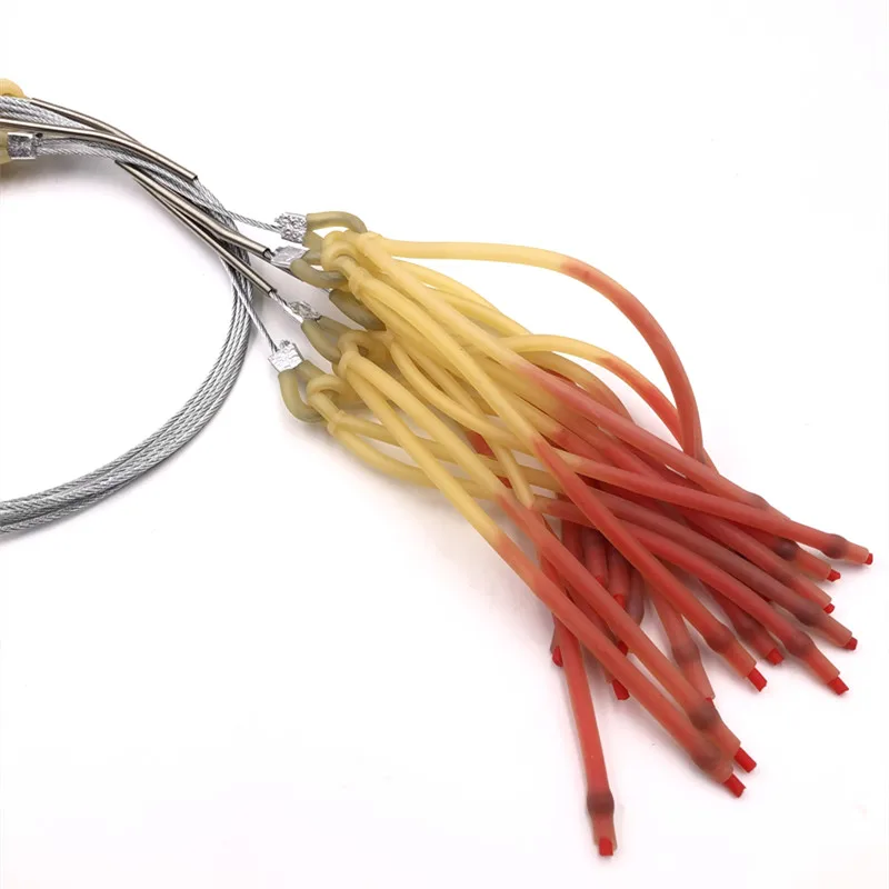 Banda de goma para tirachinas de doble capa con alta elasticidad y resistencia, accesorios de caza para tiro de precisión al aire libre - imagen 4