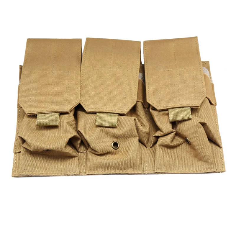 Bolsas tácticas de utilidad para revistas MOLLE, bolsa Mag de disparo Triple y doble, juego de guerra, Paintball, bolsa Mag 5,56/7,62 para M4 AR15 Ak47 - imagen 4