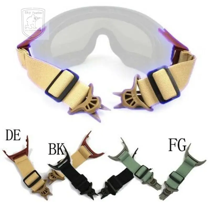 Correa para gafas tácticas, zócalo de liberación rápida para todas las clases de guía, riel guía para casco rápido - imagen 2