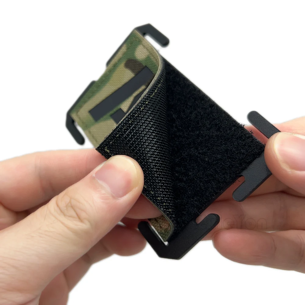 Parches tácticos Molle, gancho de fijación y bucle, Panel de insignia de parche DIY, tablero de parches de moral, accesorios para chaleco y mochila de caza - imagen 4