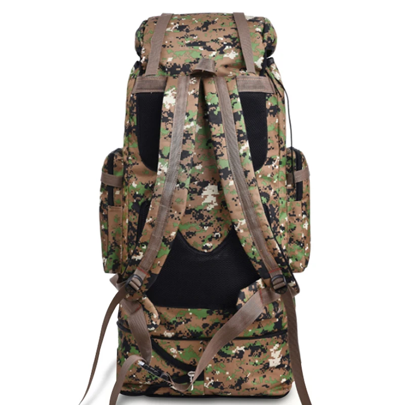 Bolsa grande de Camping para hombre, mochila de senderismo, equipaje, escalada al aire libre, bolsas de hombro tácticas de viaje, Camuflaje deportivo, 100l - imagen 5